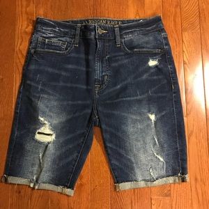 American Eagle Jean Shorts - Medium Wash